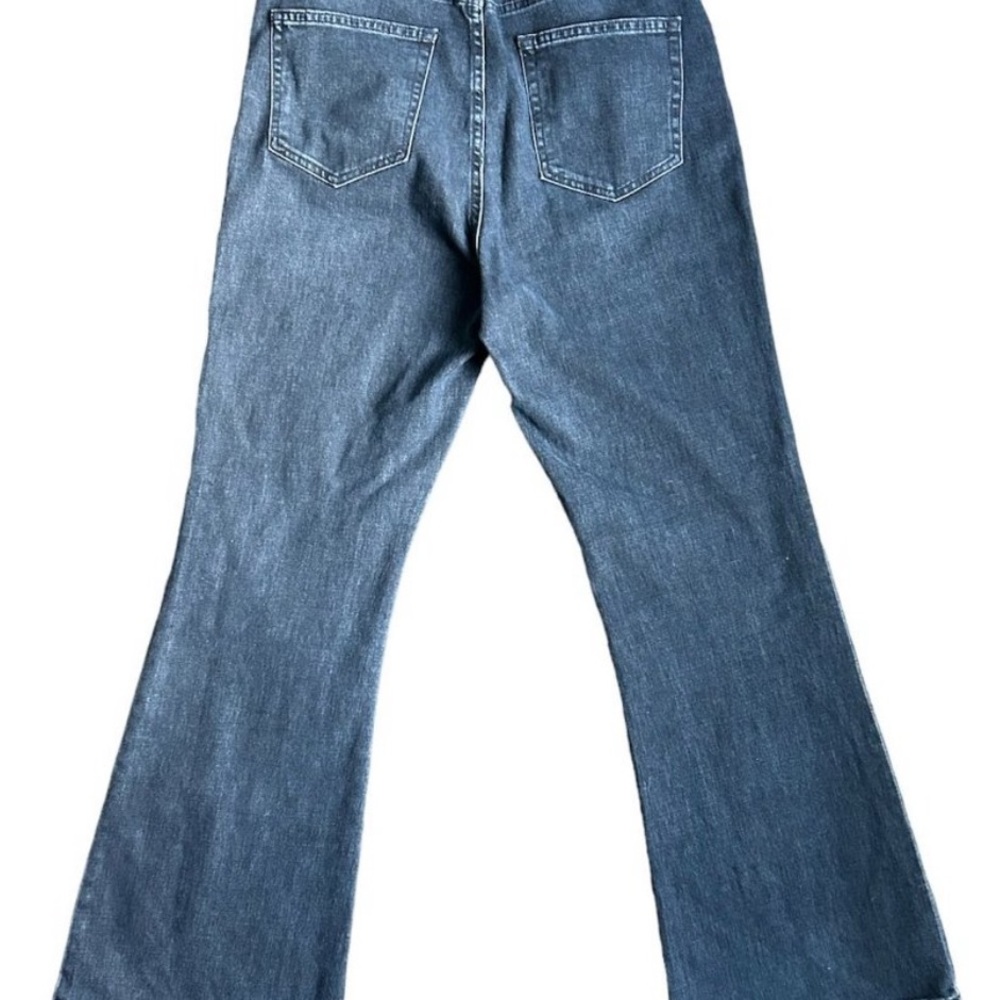 GAP Blue Flare Wide Leg Jeans High-Rise - Picture 3 of 7